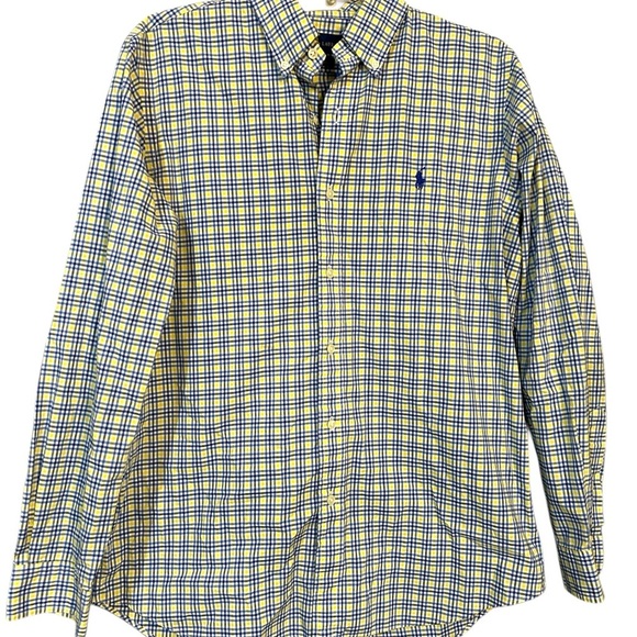 Ralph Lauren Other - Classic Blue and Yellow Plaid Men's Shirt